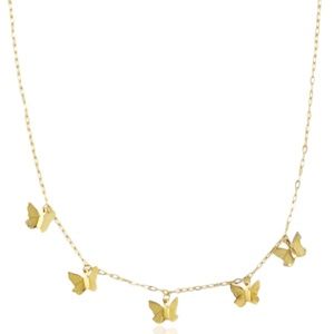 Ketting vlinders bedels