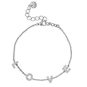 Armband 'love' zilver