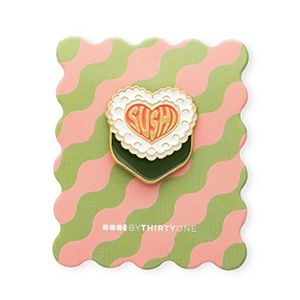 Pin met kaartje · 'sushi'