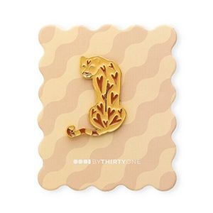 Pin met kaartje · luipaard