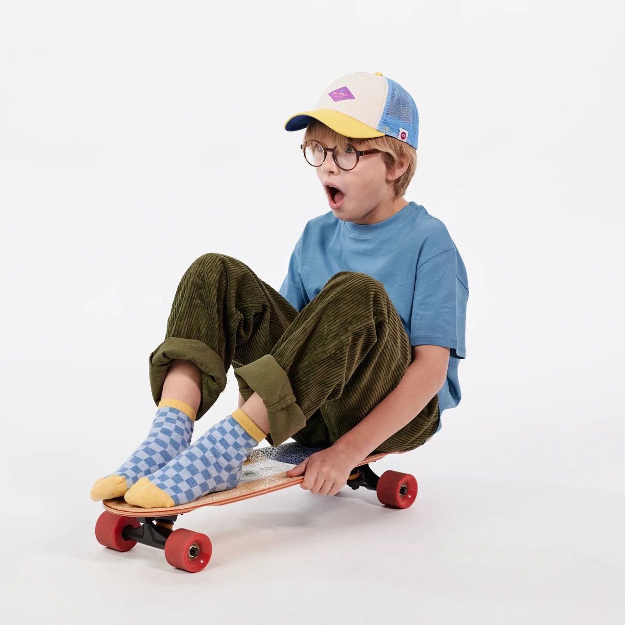 Billybelt · Geruite kinder sokken - Riverside