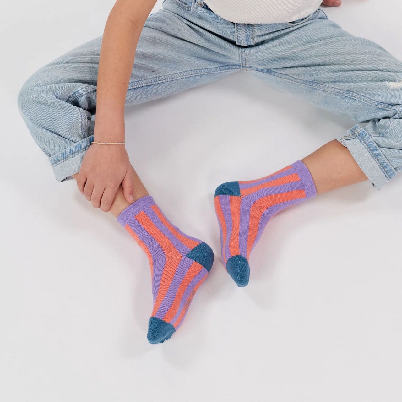 Billybelt · Gestreepte kinder sokken - Summer
