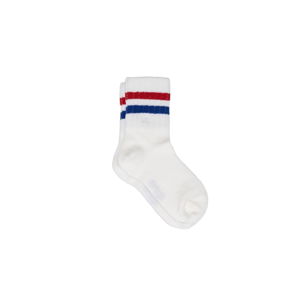 Billybelt · Retro kinder sokken - Wit, rood en blauw strepen