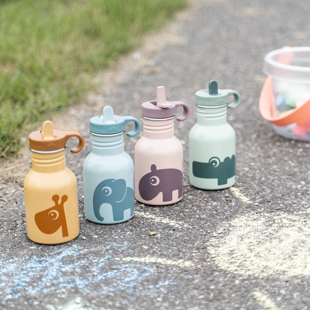 Done by Deer · Metalen fles - ozzo - poeder - 350 ml