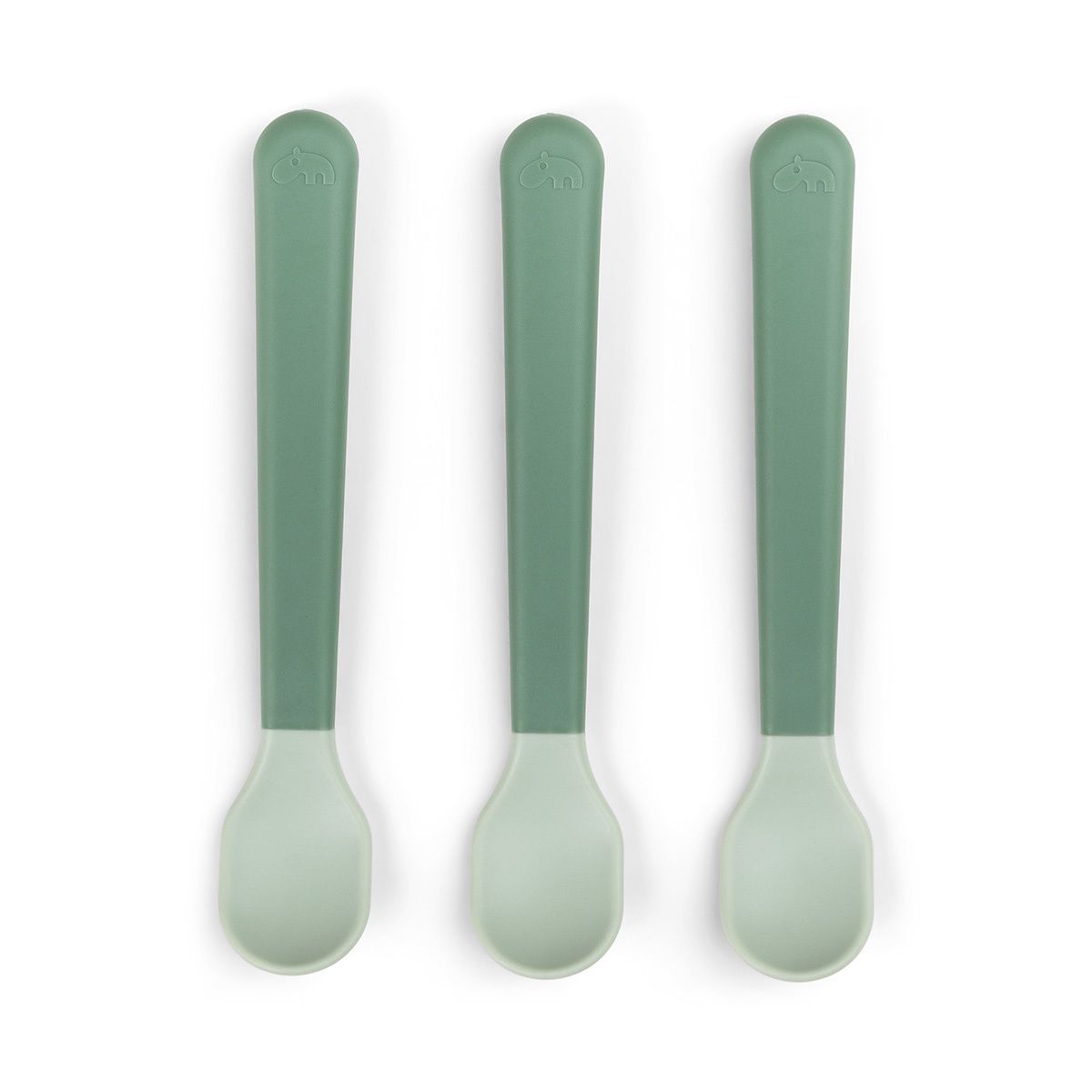 Done by Deer · Foodie easy-grip babylepel 3-pack - groen