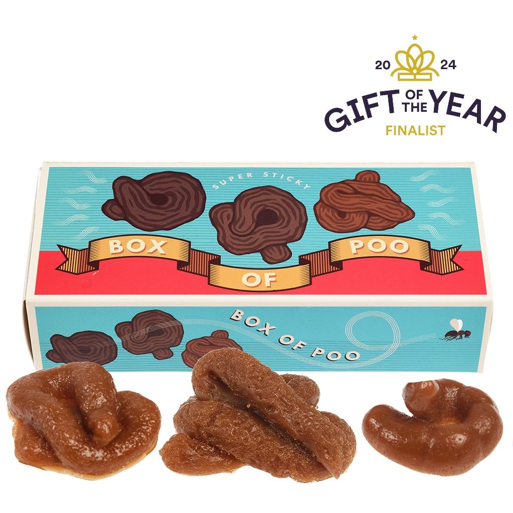 REX · Doos met plakkerige poep