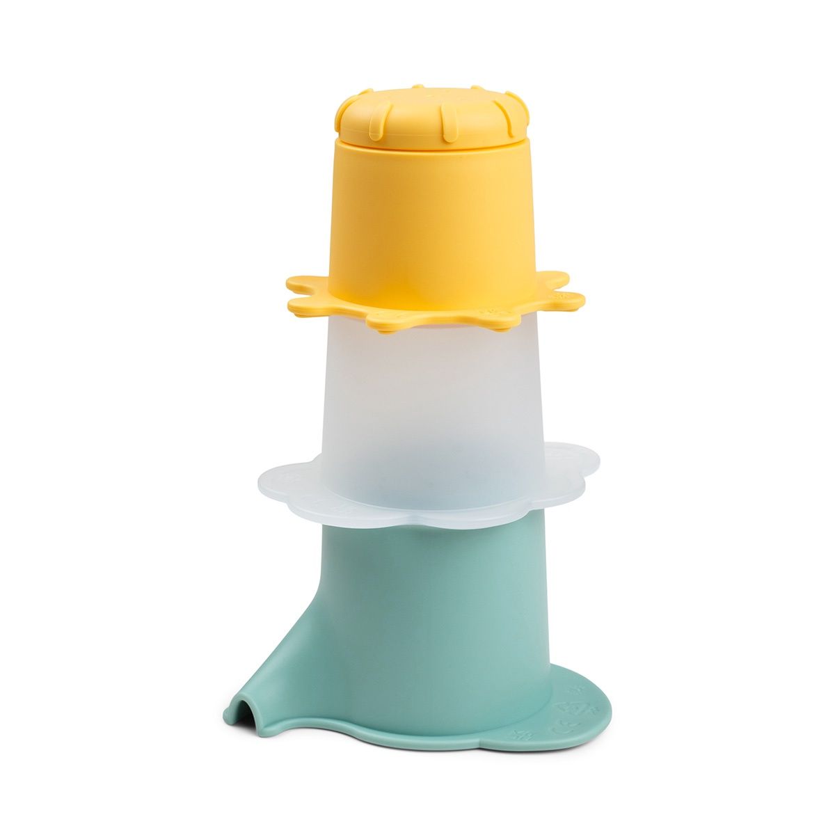 Done by Deer · Water spelen &amp; stapelbekers 3 stuks - elphee - kleurenmix