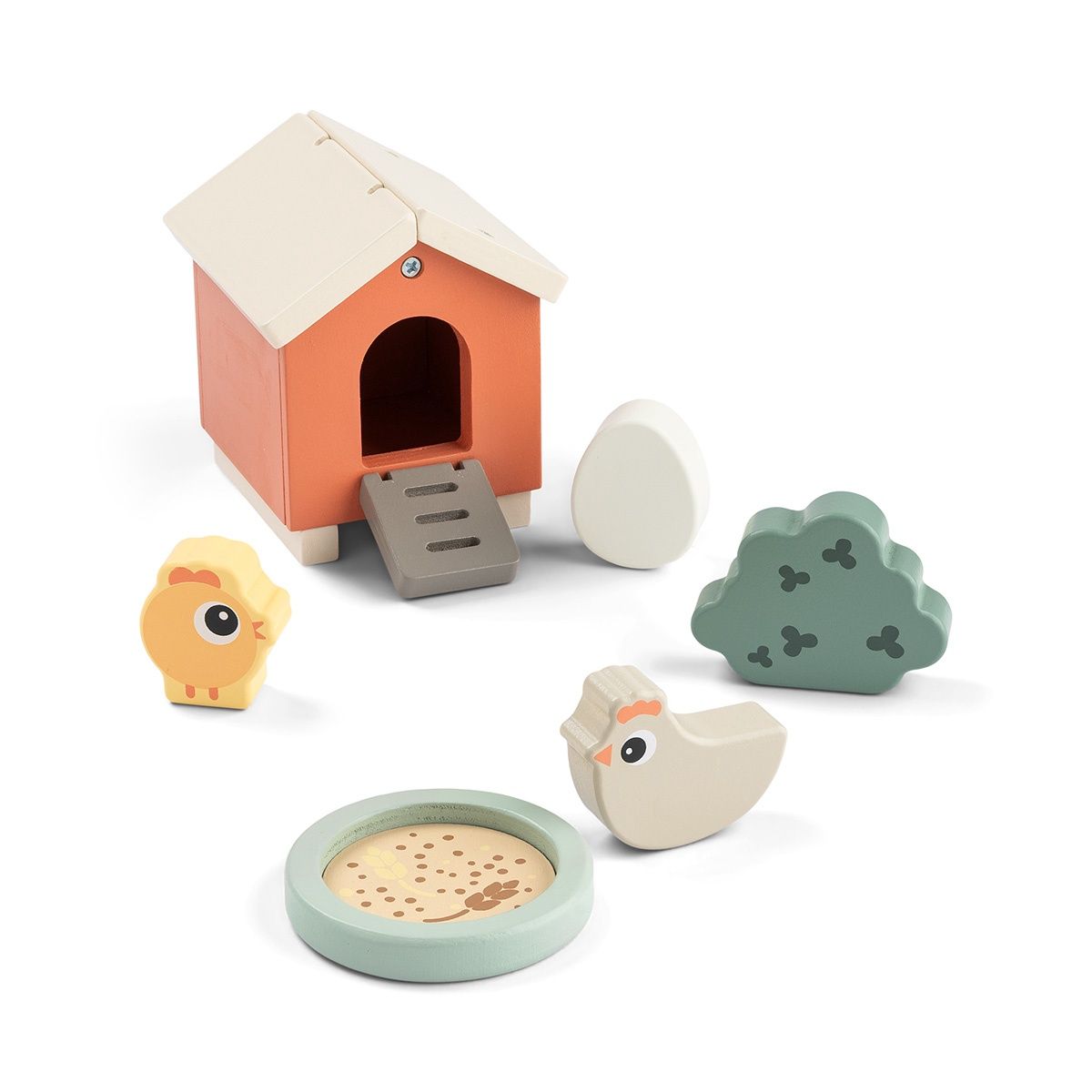 Done by Deer · Kleine boerderij speelset - clucky - kleurenmix