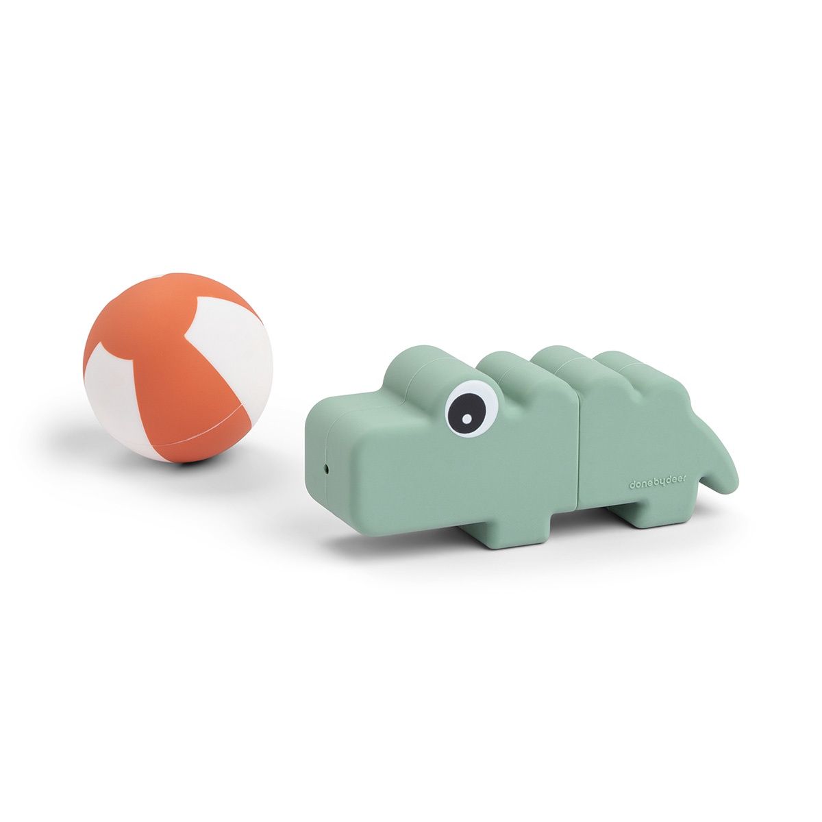 Done by Deer · Badspuiter speelgoed - krokodil - groen