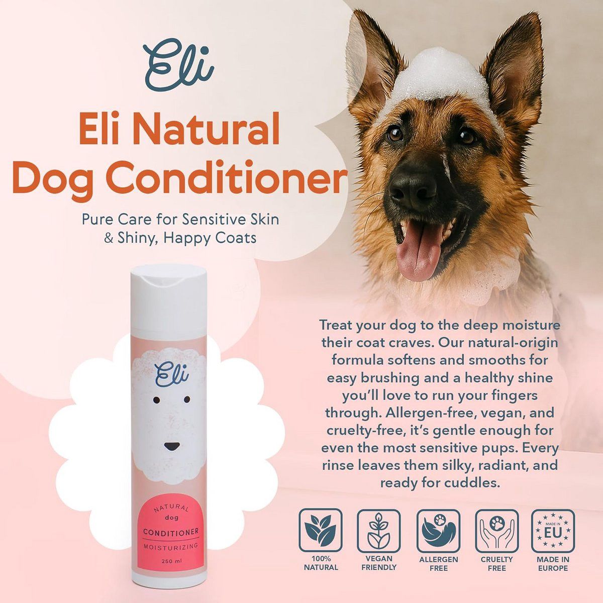ELI · Natuurlijke Hondenconditioner Hydraterend