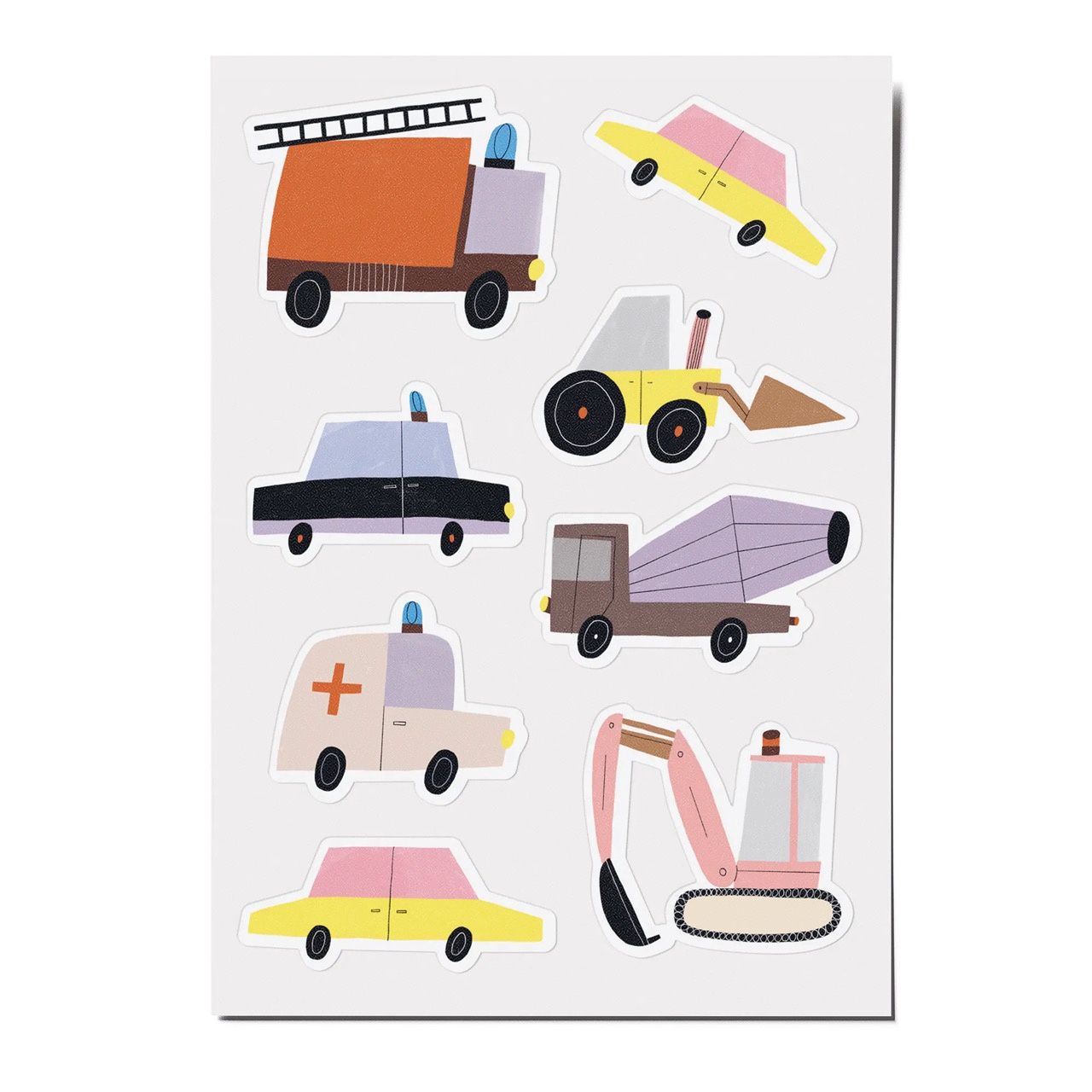 Nuukk · Papier stickers - Voertuigen