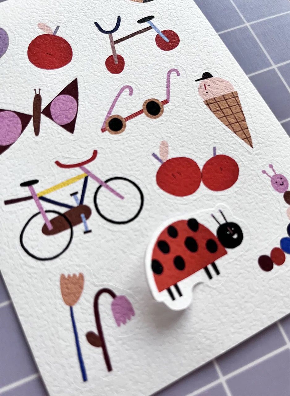 Nuukk · Papier stickers - Zomer