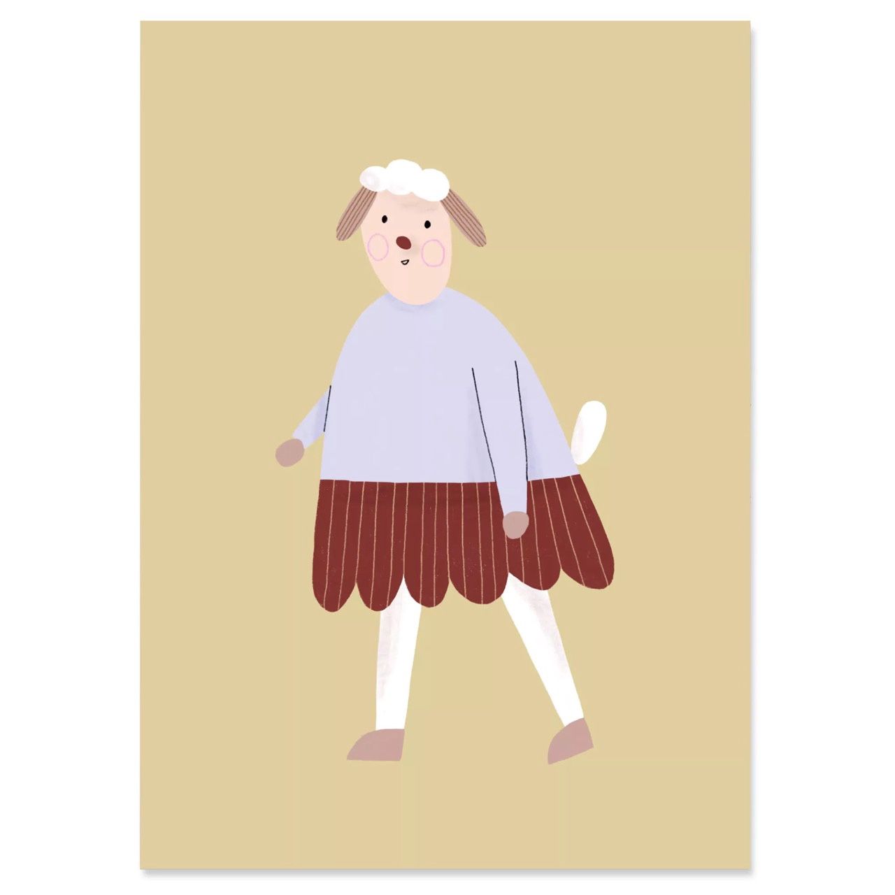 Postcard · Lammetjes Meisje