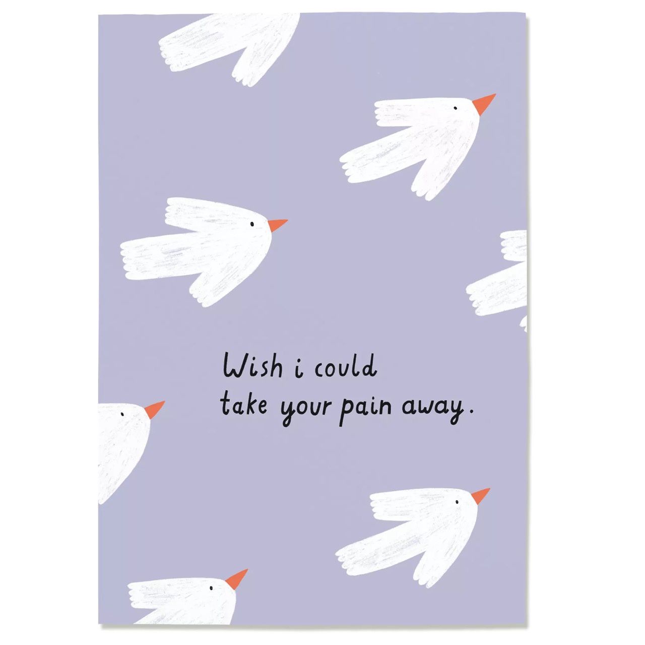 Postcard · Condolences Vogel