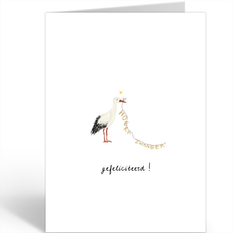 Wenskaart Nadine · GEFELICITEERD OOIEVAAR!