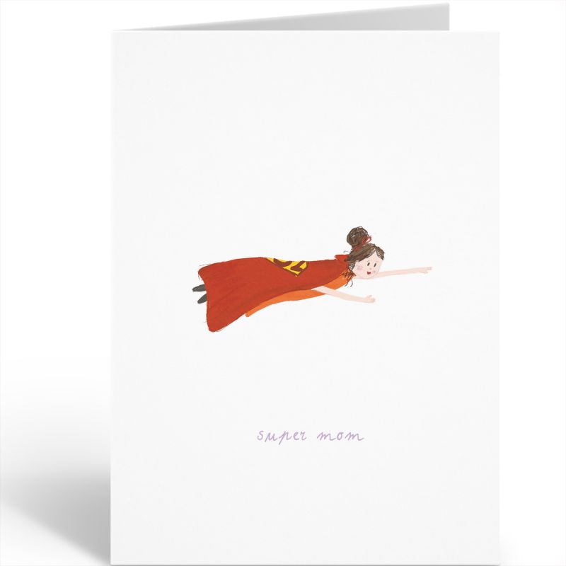Wenskaart Nadine · SUPER MOM