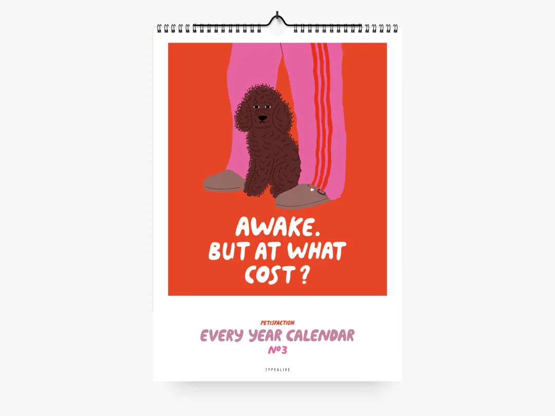 Wall calender petisfaction "dogs" No 3.