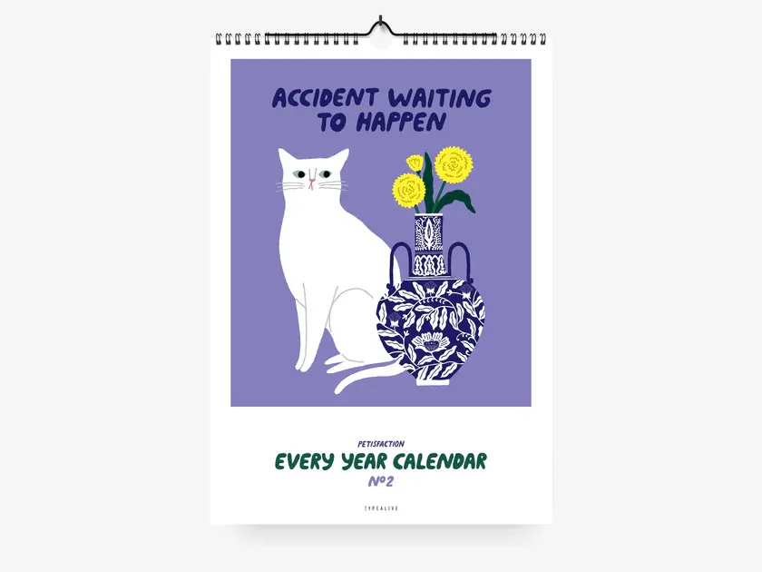 Wall calender petisfaction "cats" No 2.