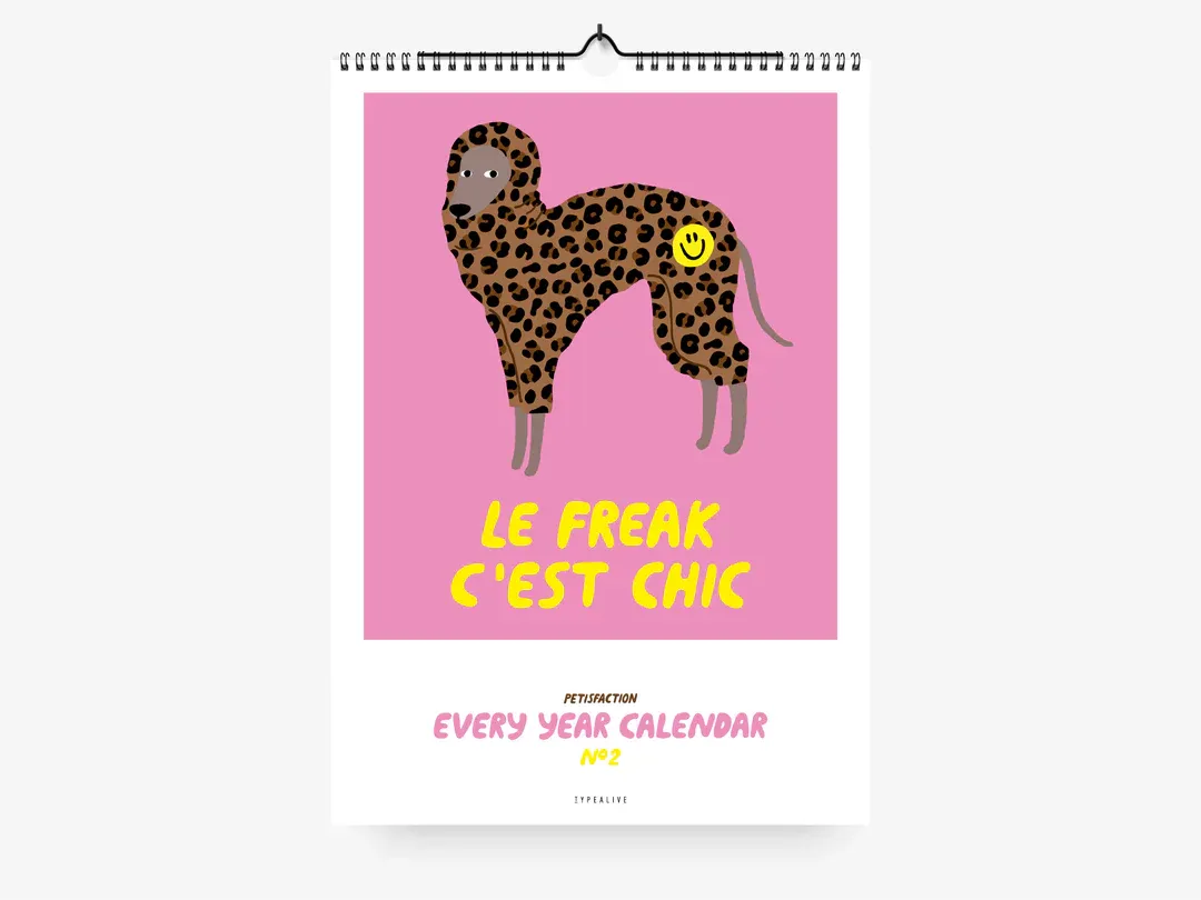 Wall calender petisfaction "dogs" No 2.