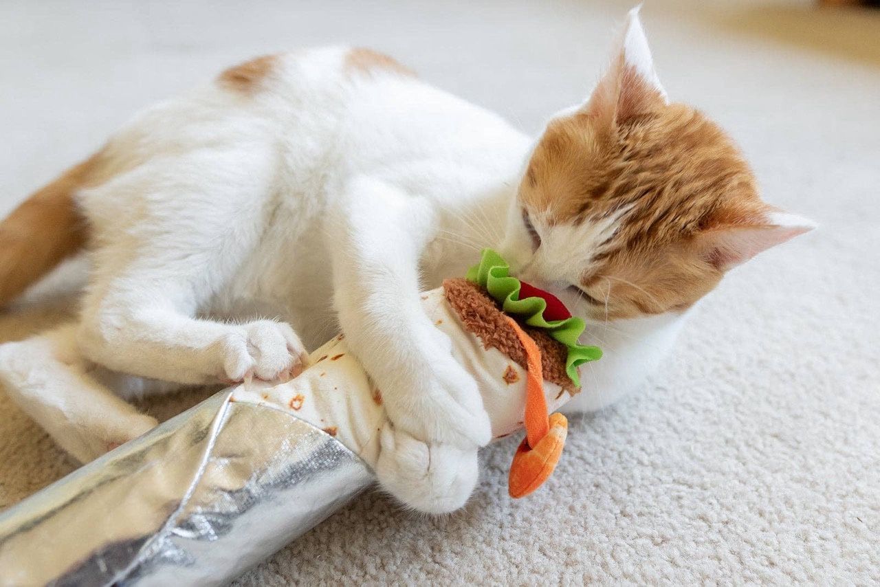 Only An Ocean Europe · Feline Frenz - Kattenspeeltje 'Garnalen Purrito Kicker'
