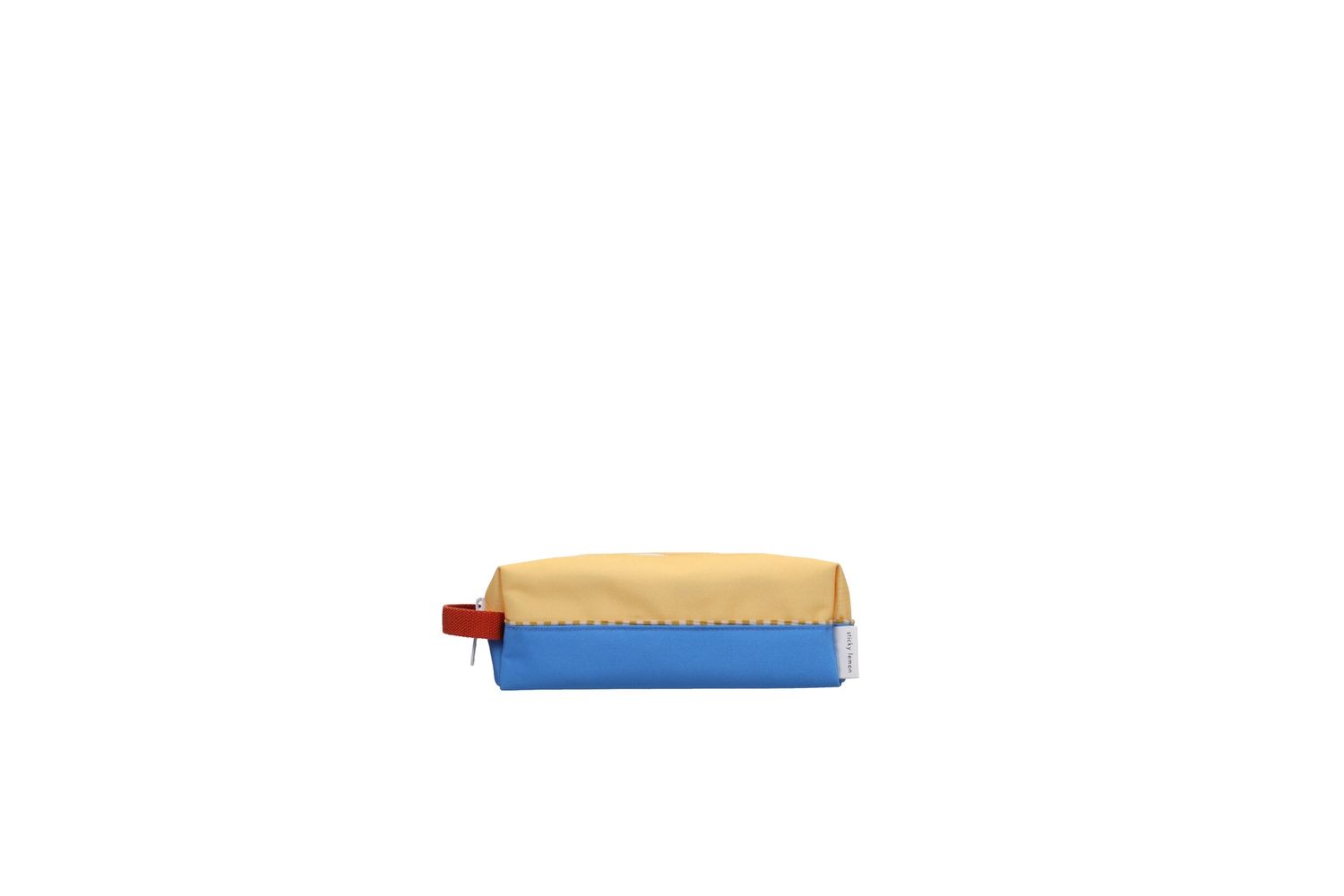 Etui pennen 'colourblocking' sandy yellow + radar blue