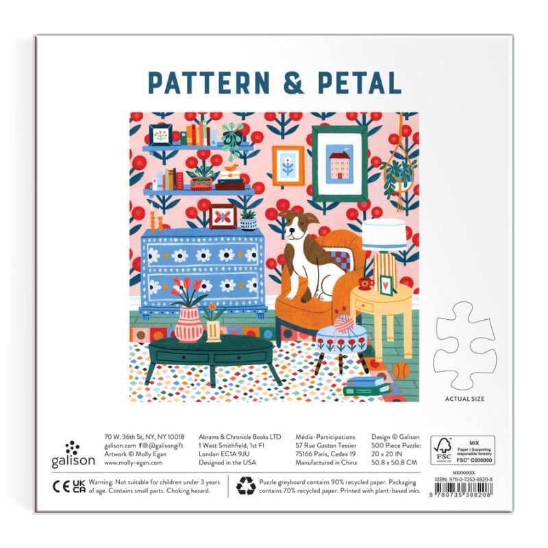 Puzzel hond patronen - 500 stukjes