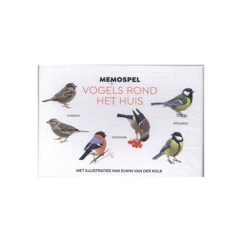 Memospel · Vogels rond het huis