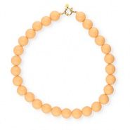 Kralenketting Chamois orange