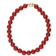 Kralenketting salsa red