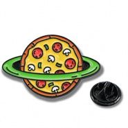 Pin · pizza planeet
