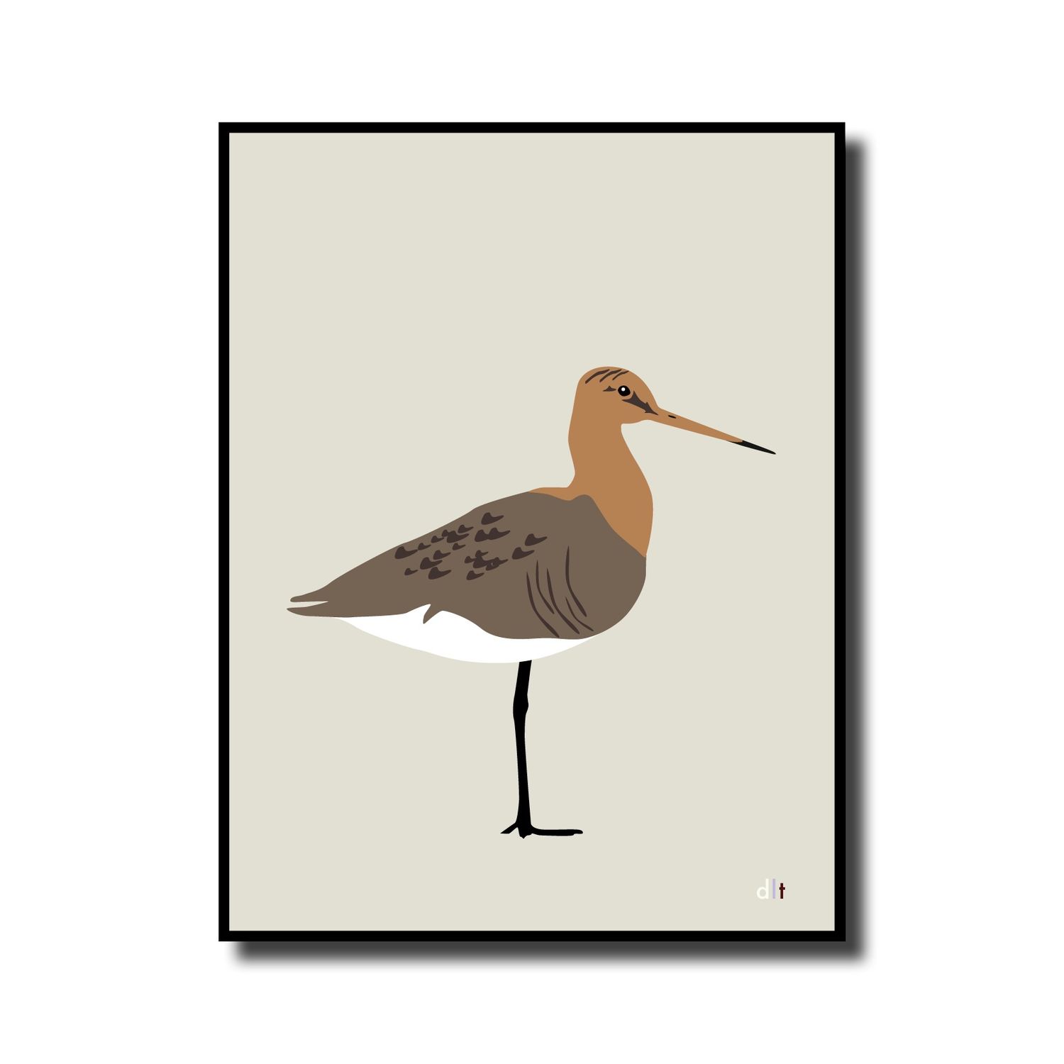 Print in lijst Grutto