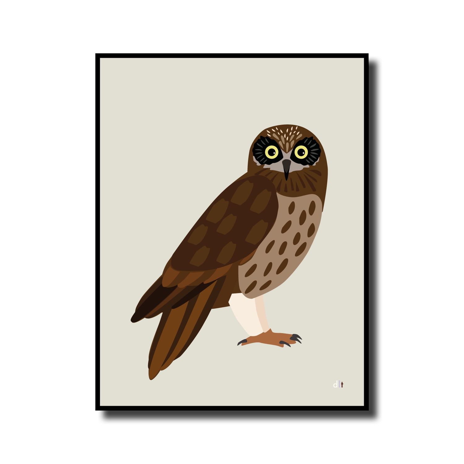 Print in lijst 'Uil'