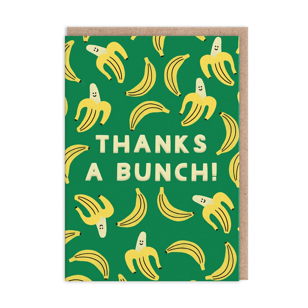 Wenskaart · Thanks A Bunch Banana