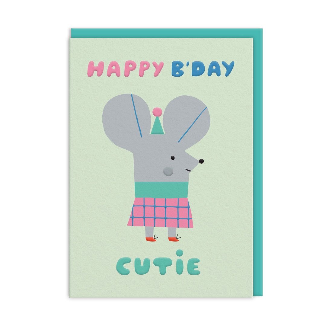 Wenskaart · Cutie Mouse