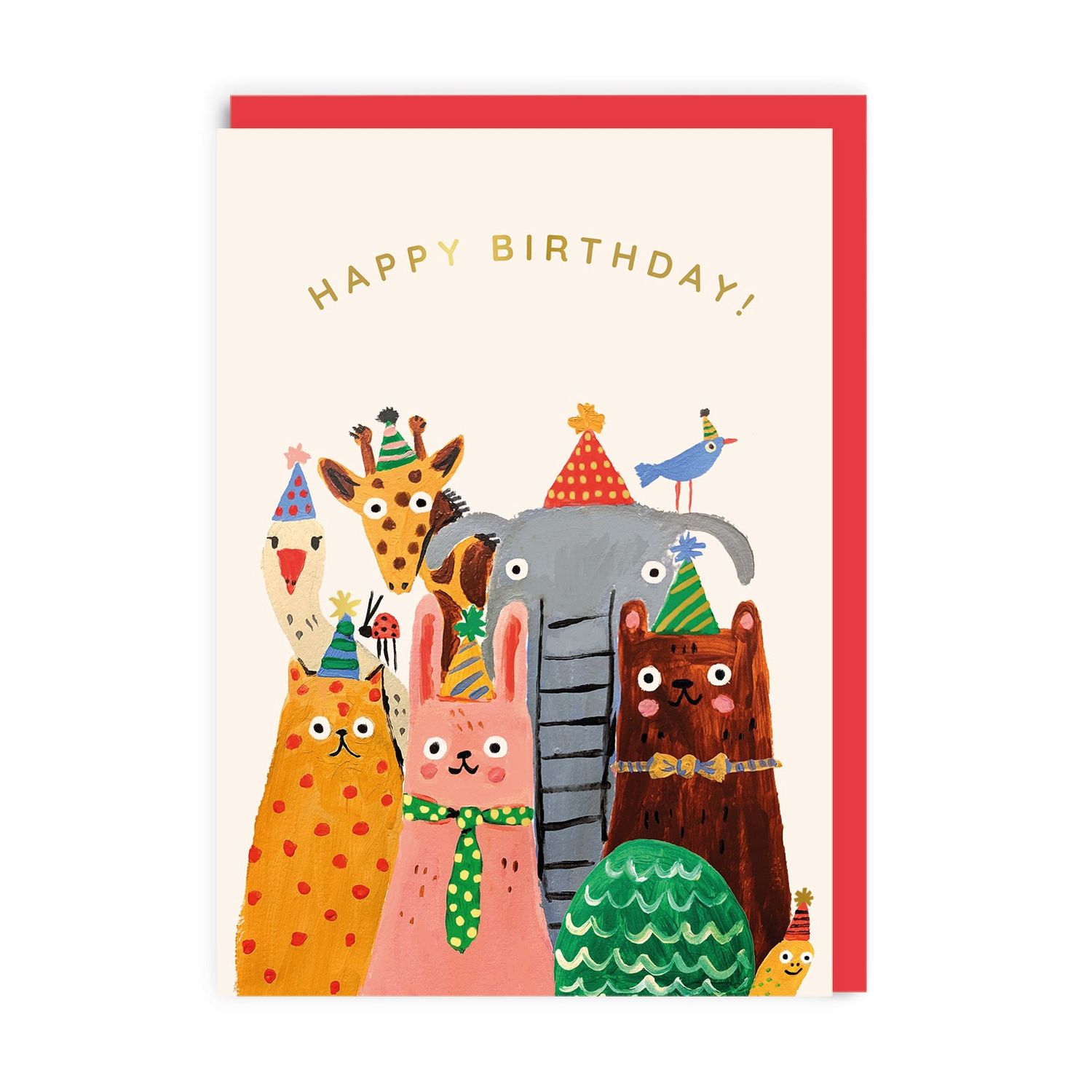 Wenskaart · HBD Animals