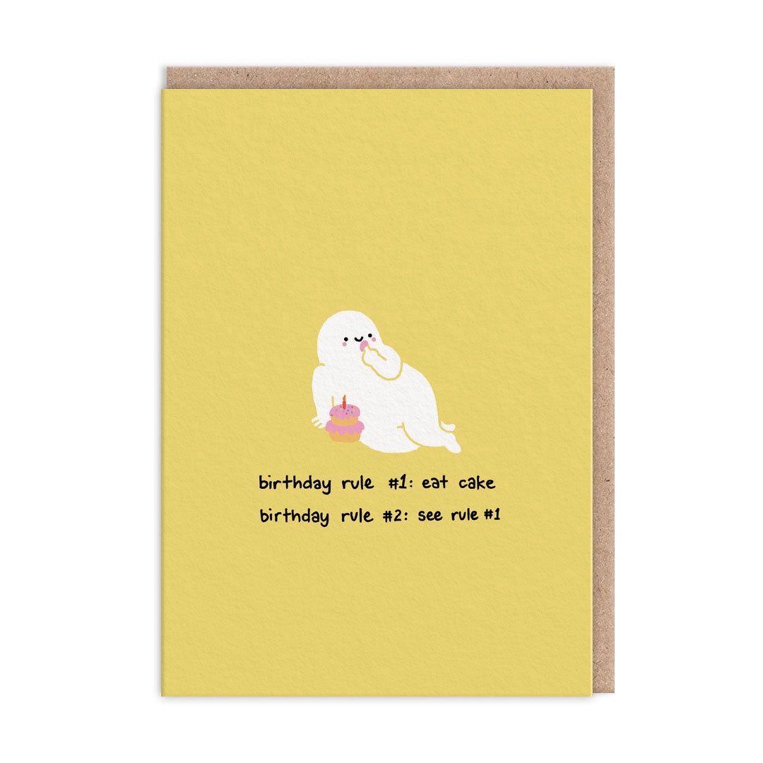 Wenskaart · Birthday Rule