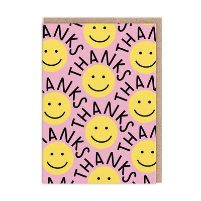Wenskaart · Smiley Faces Thank You