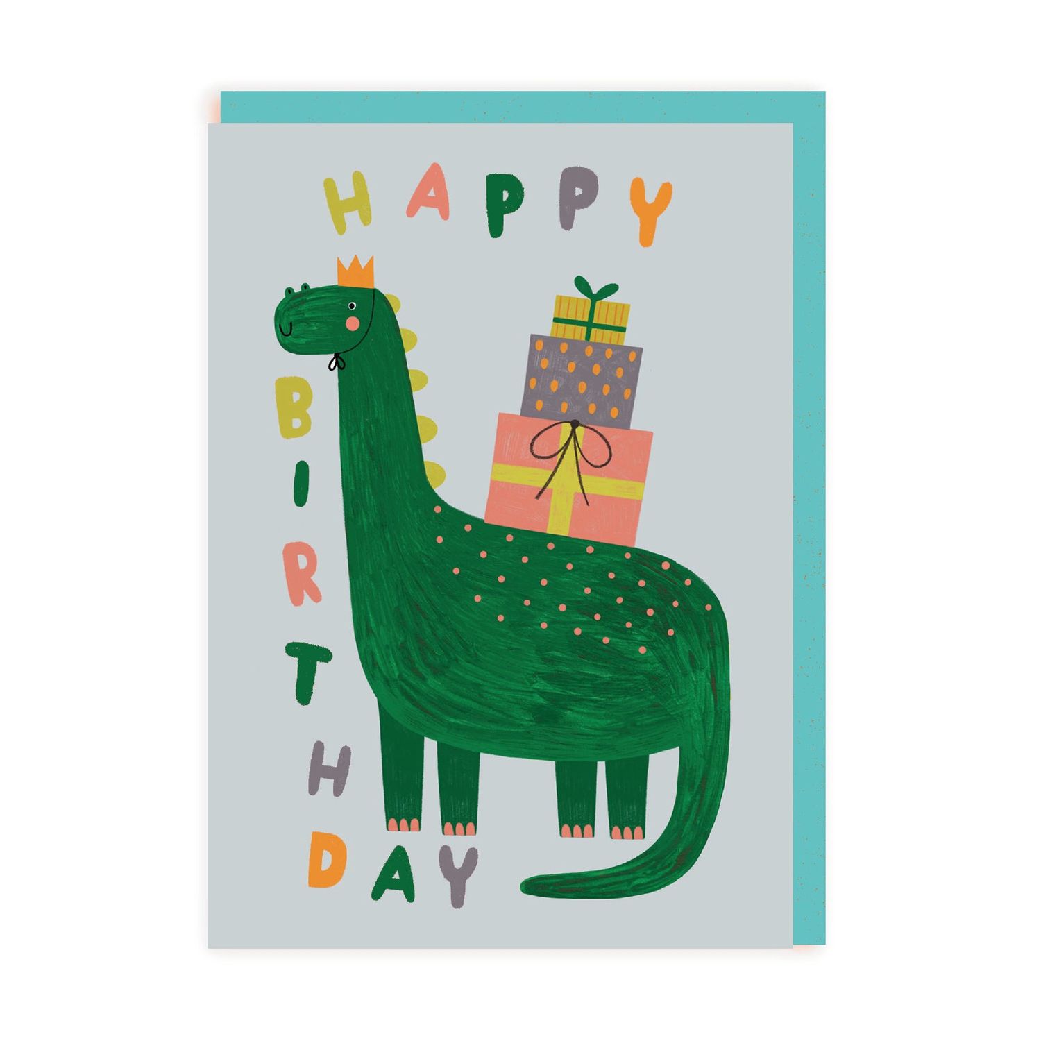 Wenskaart · Cute Dinosaur
