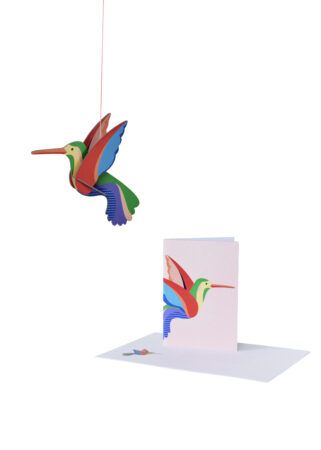 Studio ROOF · Pop out cards - Hummingbird