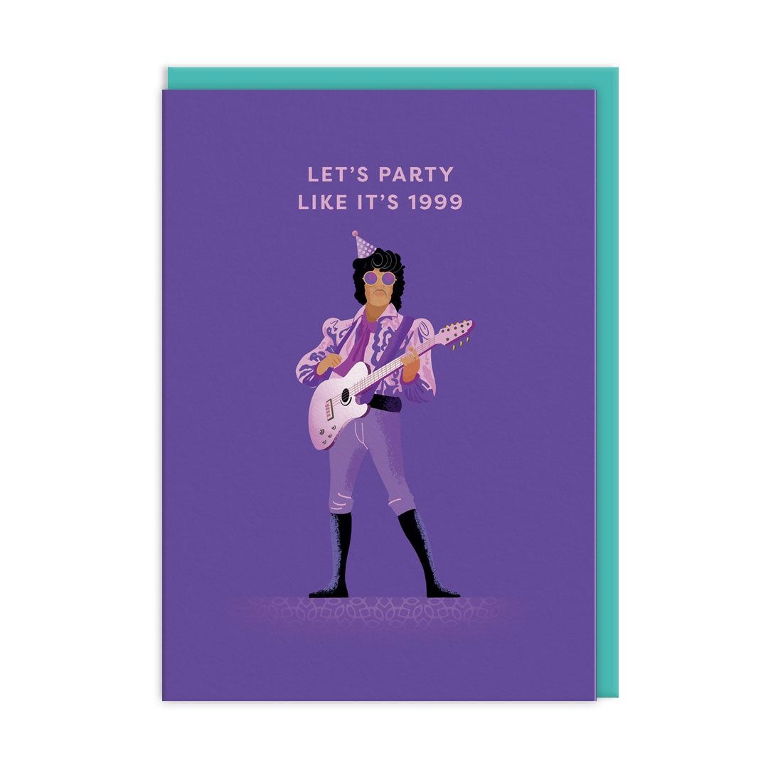 Wenskaart · Prince Let's Party