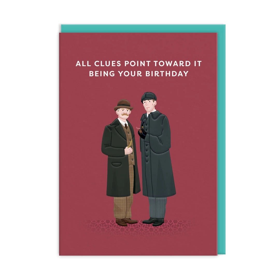 Wenskaart · Sherlock Holmes