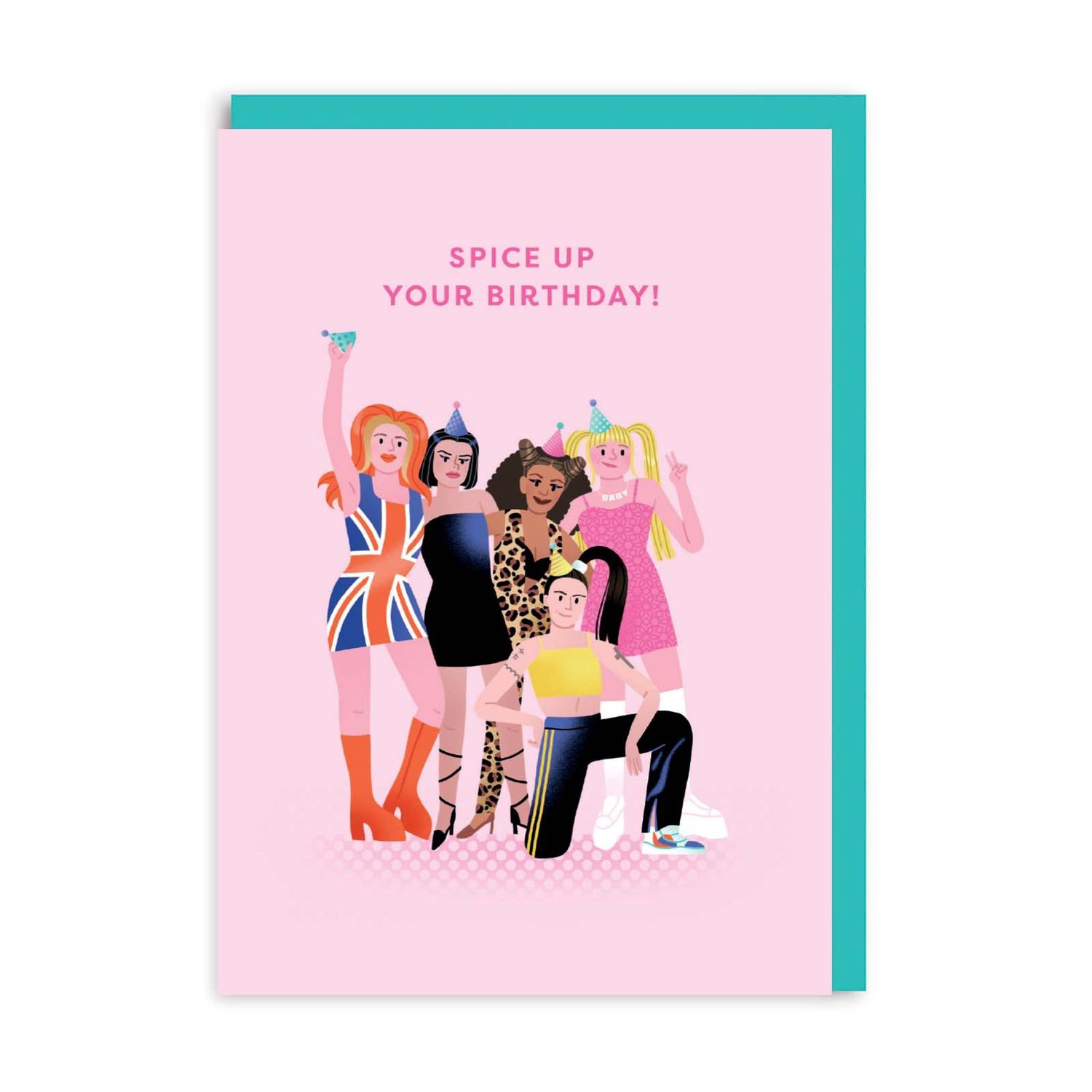 Wenskaart · Spice Girls Birthday