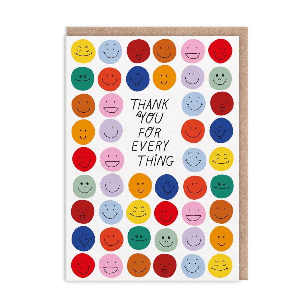 Wenskaart · Smileys Thank You
