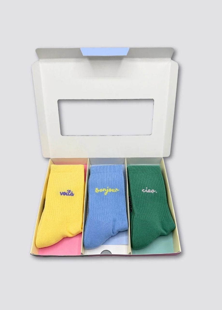 No Bad Days Club · 3-PACK - VOILÀ, BONJOUR, CIAO