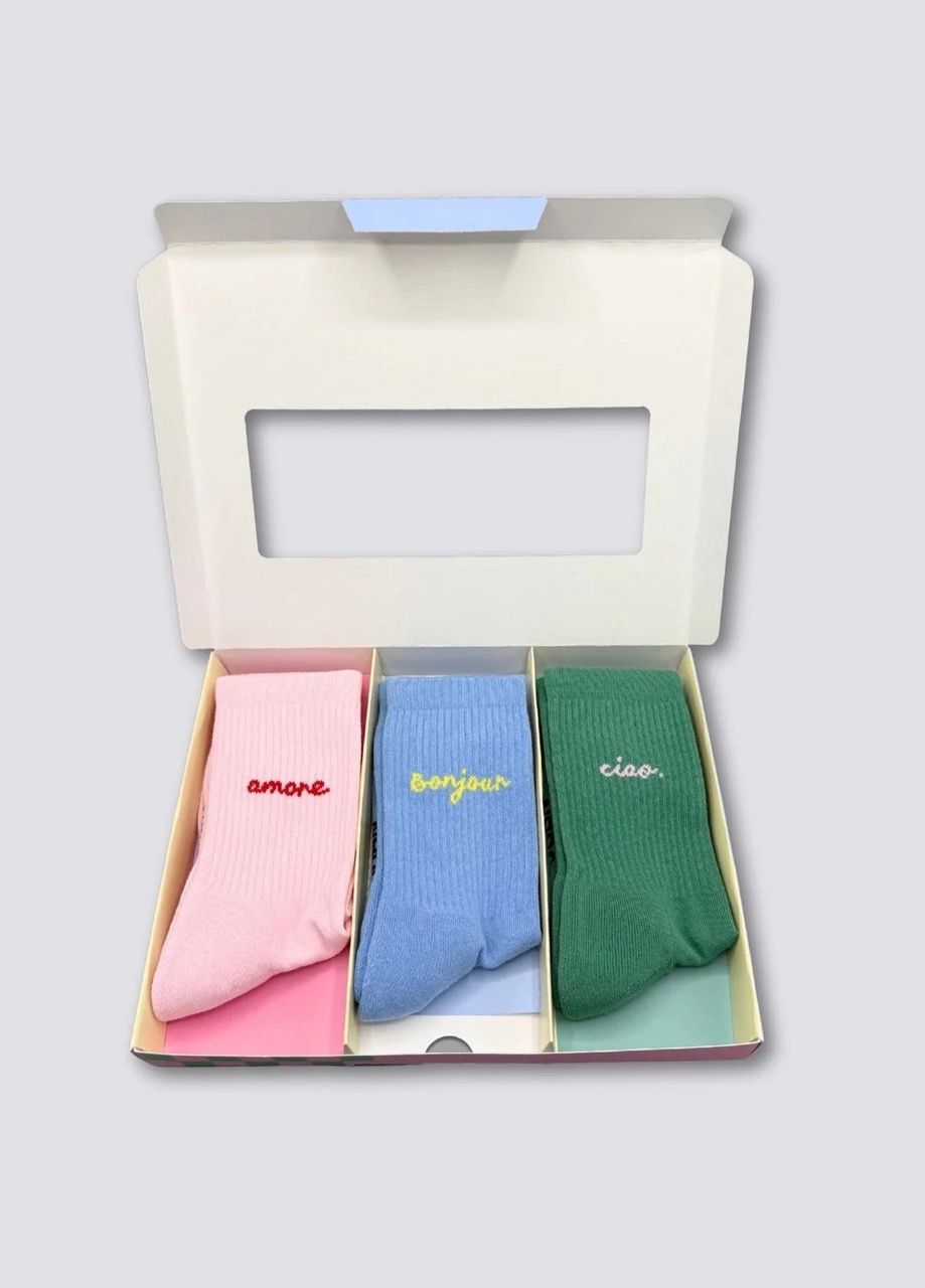 No Bad Days Club · 3-PACK - AMORE, BONJOUR, CIAO
