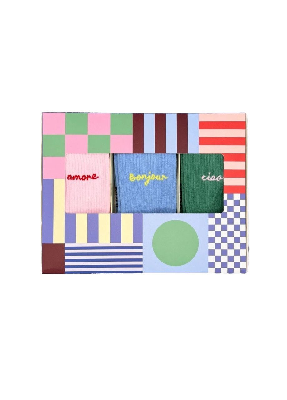 No Bad Days Club · 3-PACK - AMORE, BONJOUR, CIAO