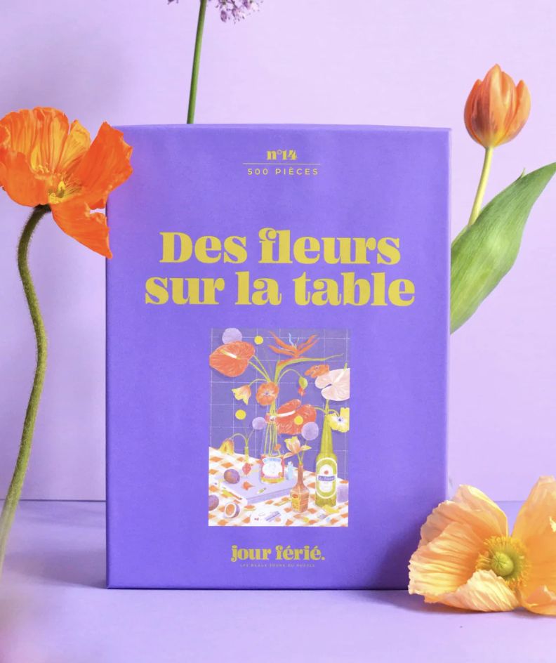 Puzzel 'Des fleurs sur la table' 500 stukjes