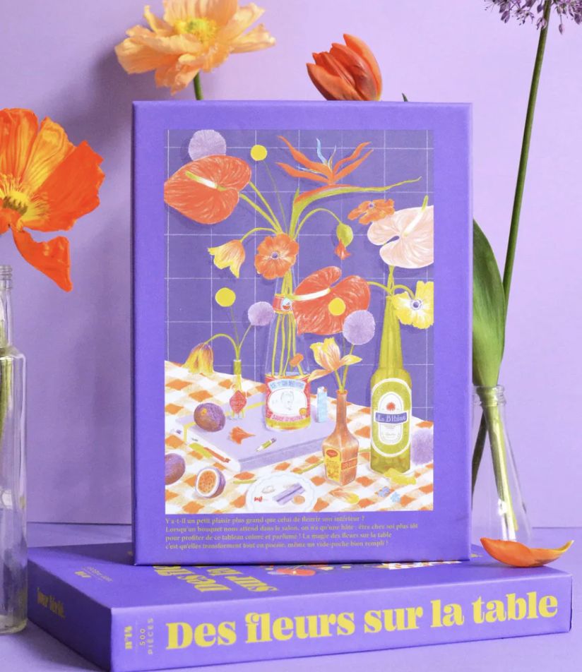 Puzzel 'Des fleurs sur la table' 500 stukjes