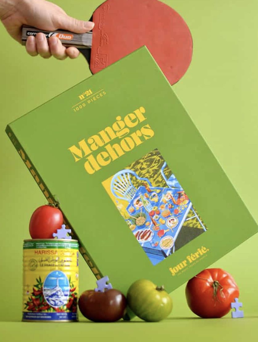 Puzzel 'Manger dehors' 1000 stukjes