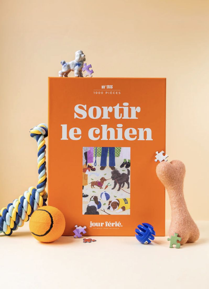 Puzzel 'Sortir le chien' 1000 stukjes